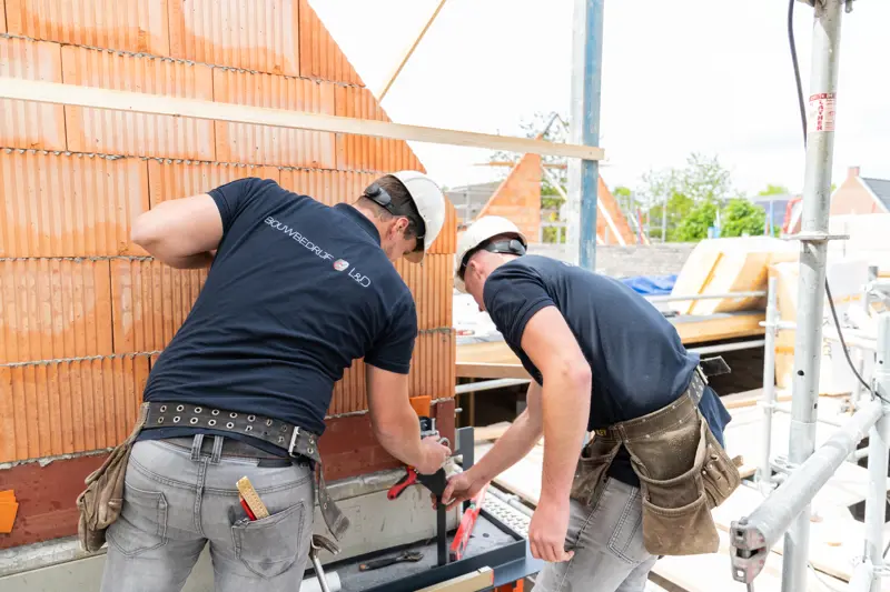 Afwerking en uitvoering binnen nieuwbouwproject